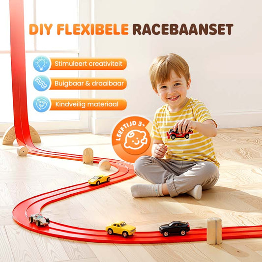 DIY Racebaan met Zuignappen – Verstelbaar Speelplezier 🎁 50% Kerstkorting 🎅🧩!